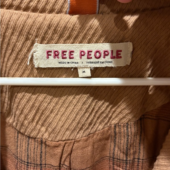 Free People Remi Brown Corduroy Oversized Shirt Jacket - Picture 8 of 17